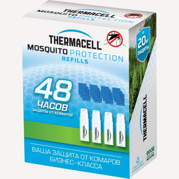 Набор рефиллов Thermacell MR 400-12 (4 газовых картриджа + 12 пластин)
